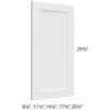 DD W1830 DOOR ( DECO DOOR - 17-1/2