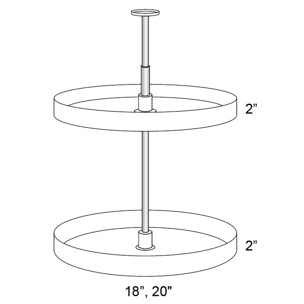 PLASTIC LAZY SUSAN FOR WDC2436 & WDC2442