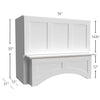 RHA363021 ( 3 PANEL ARCHED HOOD - 36